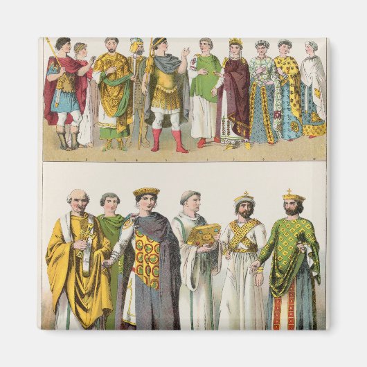 ビザンチンの法廷でドレス マグネット (正面)