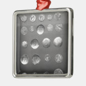 ビザンチンの、ローマおよびSassanianの硬貨 メタルオーナメント (左)