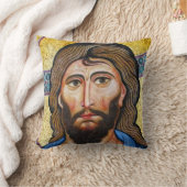 ビザンチンイエズモザイク枕 – 宗教訛り クッション (ブランケット)
