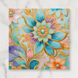 ビザンチンカラフルジュエルアートギフトラベル フェイバータグ