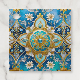 ビザンチンカラフルジュエルアートギフトラベル フェイバータグ