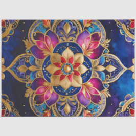 ビザンチンカラフルジュエルアートティッシュペーパー 薄葉紙