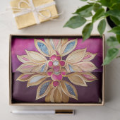 ビザンチンカラフルジュエルアートティッシュペーパー 薄葉紙 (ギフト)