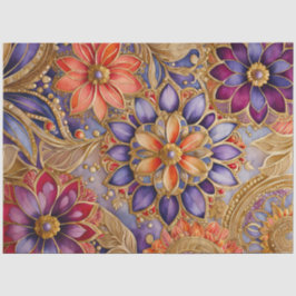 ビザンチンカラフルジュエルアートティッシュペーパー 薄葉紙