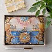 ビザンチンカラフルジュエルアートティッシュペーパー 薄葉紙 (ギフト)