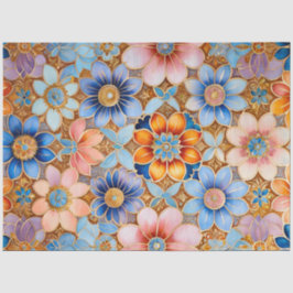 ビザンチンカラフルジュエルアートティッシュペーパー 薄葉紙