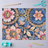 ビザンチンカラフルジュエルアートティッシュペーパー 薄葉紙 (クラフト)