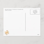 ビザンチンスタイルのアイコン聖メアリーテオトコス シーズンポストカード (裏面)