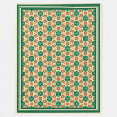 ビザンチンパターン フリースブランケット (正面)