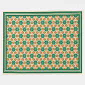 ビザンチンパターン フリースブランケット (正面(横))