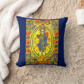 ビザンチンフォークアートイエス クッション (ブランケット)