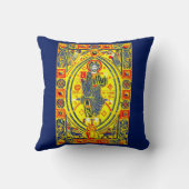 ビザンチンフォークアートイエス クッション (裏面)