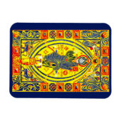 ビザンチンフォークアートイエス マグネット (横)