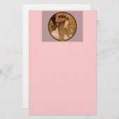 ビザンチンブルネット, 1897 便箋 (正面/裏面)