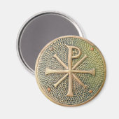 ビザンチン十字シンボル金属メダリオンの歴史anc マグネット (正面/裏面)