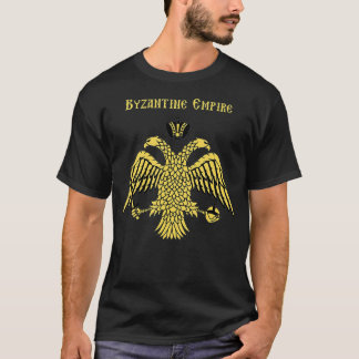 ビザンチン帝国ダブルヘッドイーグルコンスタンティノペル Tシャツ