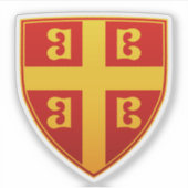 ビザンチン帝国国旗の紋章 シール (正面)