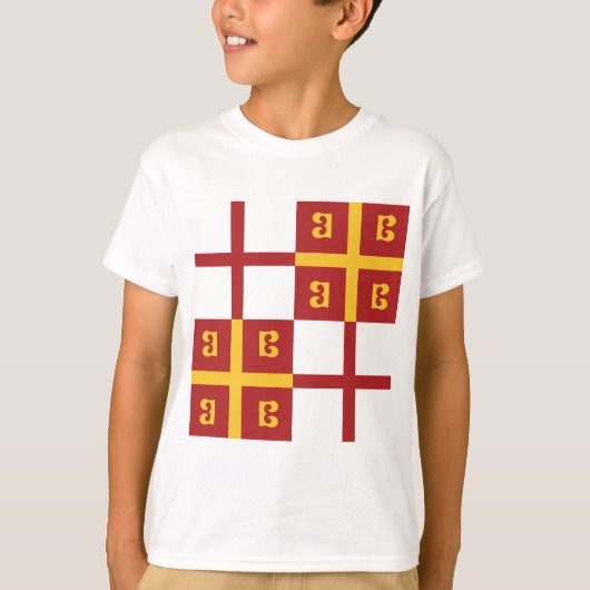 ビザンチン帝国国旗 Tシャツ (正面)