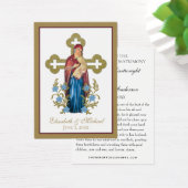 ビザンチン正統の東結婚礼儀聖カード (デスク)