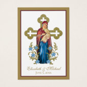 ビザンチン正統の東結婚礼儀聖カード (正面)