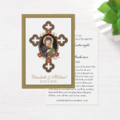 ビザンチン正統の東結婚礼儀聖カード (デスク)