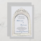 ビザンチン縁どの 招待状 (正面/裏面)