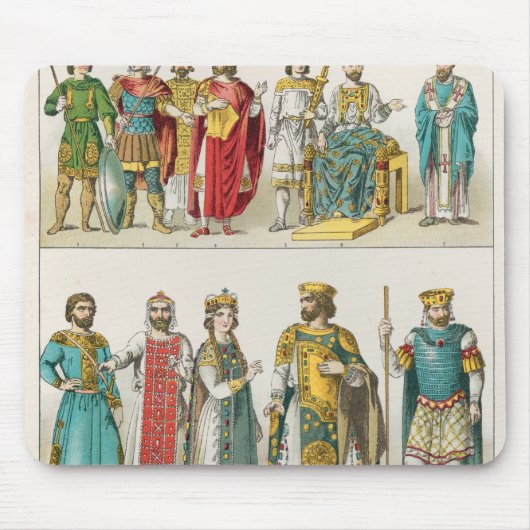 ビザンチン裁判所の服 マウスパッド (正面)