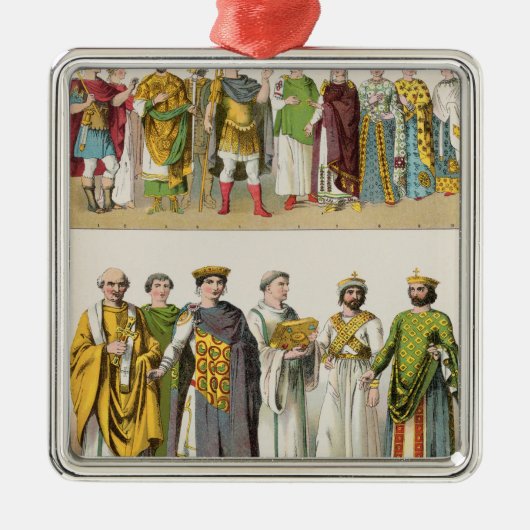 ビザンチン裁判所の服 メタルオーナメント (正面)