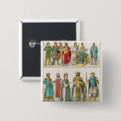 ビザンチン裁判所の服 缶バッジ (正面&裏面)