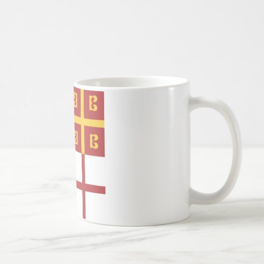 ビザンツ帝国の旗 コーヒーマグカップ (右)