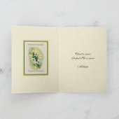 ビザンティンスラヴォニックカトリックパスチャイースターホリデイ シーズンカード (内部)