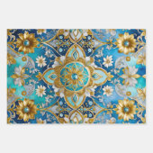 ビザンテカラフルンアートラッピング紙シート ラッピングペーパーシート (正面)