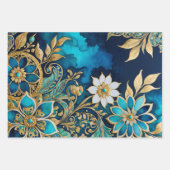 ビザンテカラフルンアートラッピング紙シート ラッピングペーパーシート (正面3)