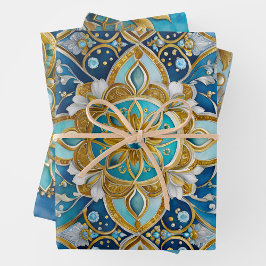 ビザンテカラフルンアートラッピング紙シート ラッピングペーパーシート