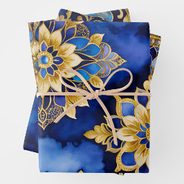 ビザンテカラフルンアートラッピング紙シート ラッピングペーパーシート