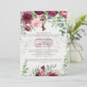 ビザンテ伝統的ンクロスフローラ結婚ズ 招待状 (スタンド正面)