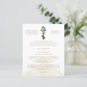 ビザンテ伝統的ンクロス結婚式招待状 (スタンド正面)