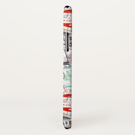 ビザ切手のケース Case-Mate iPhoneケース (裏面/右)