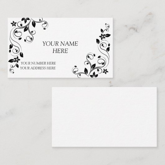 ビシタ 名刺 (正面/裏面)