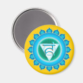 ビシュドハーまたはスロートザ5チャクラ マグネット (正面/裏面)