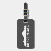 ビショップお願い ラゲッジタグ (正面縦)