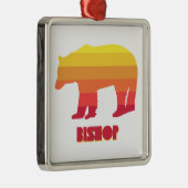 ビショップカリフォルニアレインボーベア メタルオーナメント (右)