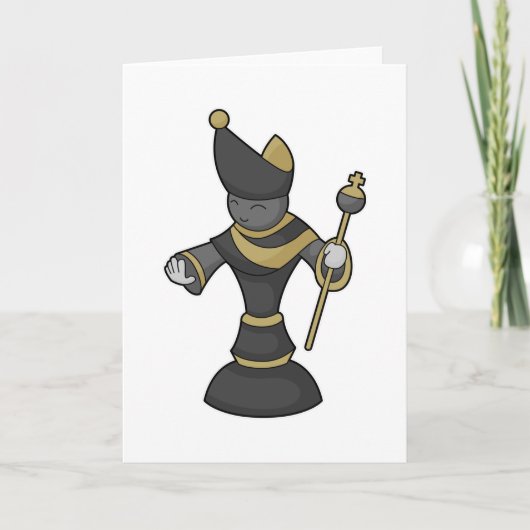 ビショップスタッフチェス カード (正面)