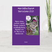 ビショップスブリッジバルセロナ カード (裏面)