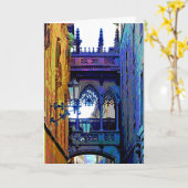 ビショップスブリッジバルセロナ カード (黄色い花)