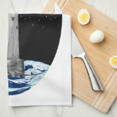 ビショップロックライトハウス キッチンタオル (四つ折り)