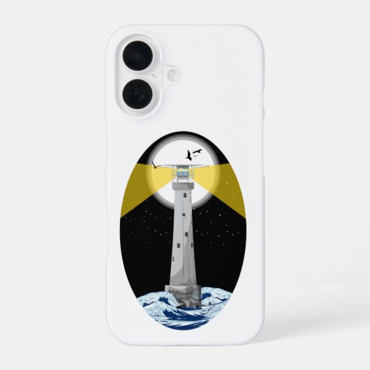 ビショップロック灯台 iPhone 16ケース (裏面)