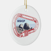 ビショップ登山カラビナ セラミックオーナメント (右)