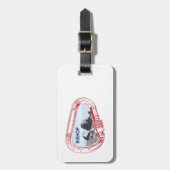 ビショップ登山カラビナ ラゲッジタグ (正面縦)