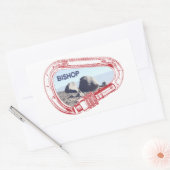 ビショップ登山カラビナ 長方形シール (封筒)